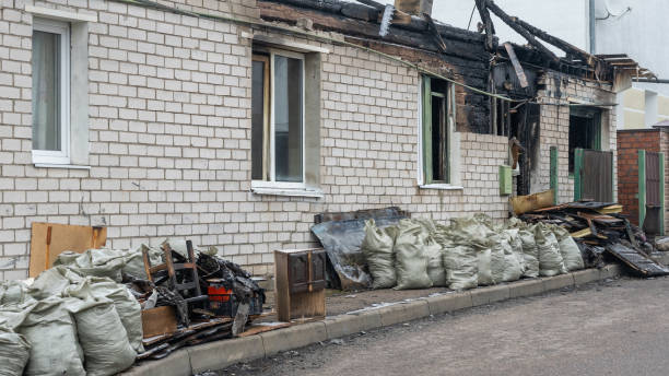 Professional Fire Damage Removal technician working in Phoenix, AZ